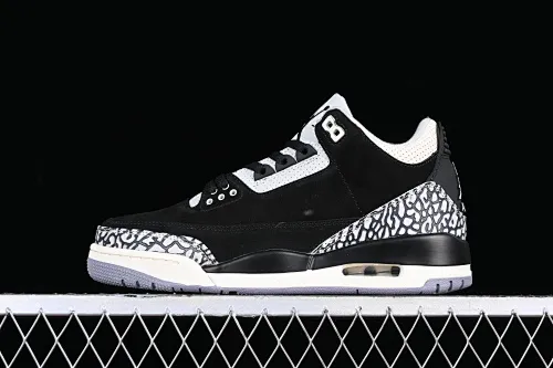 All categories Air Jordan Jordan series basketball shoes Air Jordan 3 Air Jordan 3 Retro "Off Noir" AJ3 Joe 3 old black cement CK9246-001